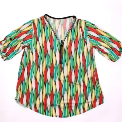 Womens Zip Top Multi