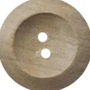 Wood Two Hole Button - Size 22
