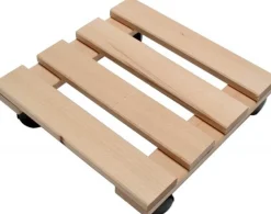 Wooden Planter Trolley 30x30cm