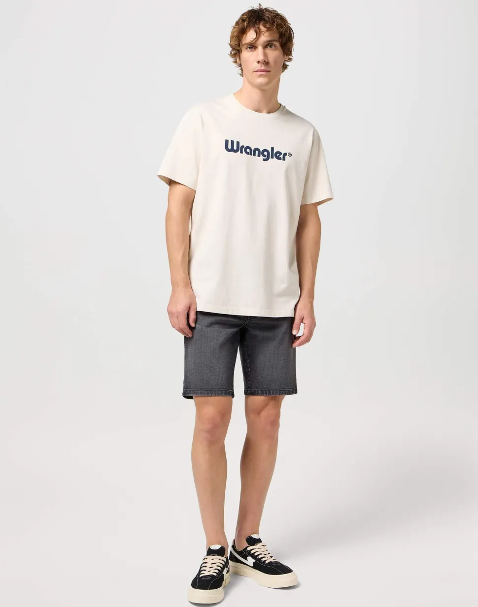 Wrangler Logo T-Shirt Off White