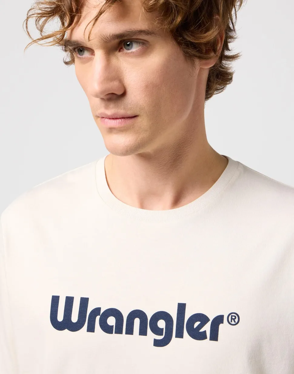 Wrangler Logo T-Shirt Off White