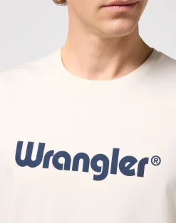 Wrangler Logo T-Shirt Off White