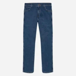 Wrangler Men's Stretch Regular Fit Dark Stone Jeans
