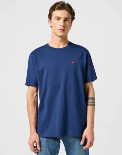 Wrangler Sign Off T-Shirt Navy