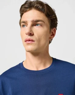 Wrangler Sign Off T-Shirt Navy