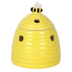 Yellow Beehive Ceramic Oil Burner
