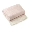 Zahra Recycled Cotton Throw Pink