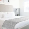 Zahra Recycled Cotton Throw Silver