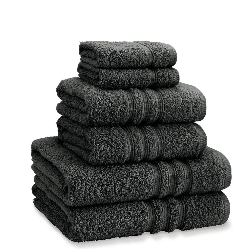 Zero Twist 6 Piece Towel Bale Charcoal by Catherine Lansfield